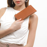 Ariel Card Pouch-L In Tan