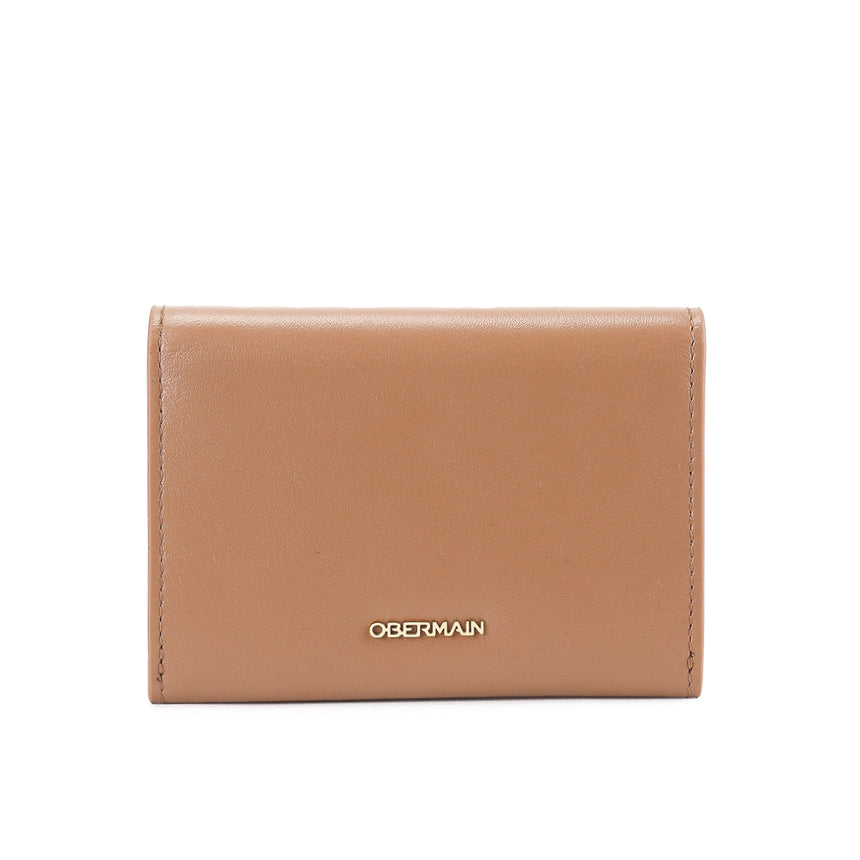 Audrey Cardholder-L In Tan