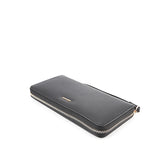 Allie Long Zip Wallet-L In Black