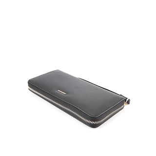 Allie Long Zip Wallet-L In Black