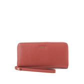 Allie Long Zip Wallet-L In Coral
