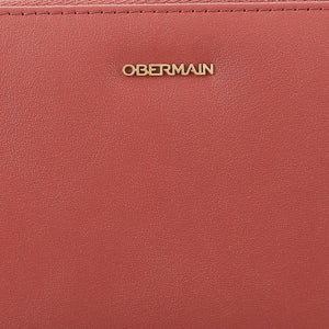 Allie Long Zip Wallet-L In Coral