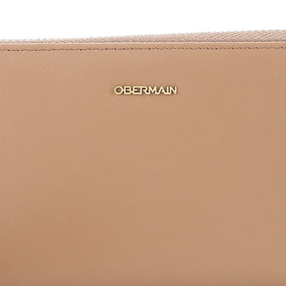 Allie Long Zip Wallet-L In Tan