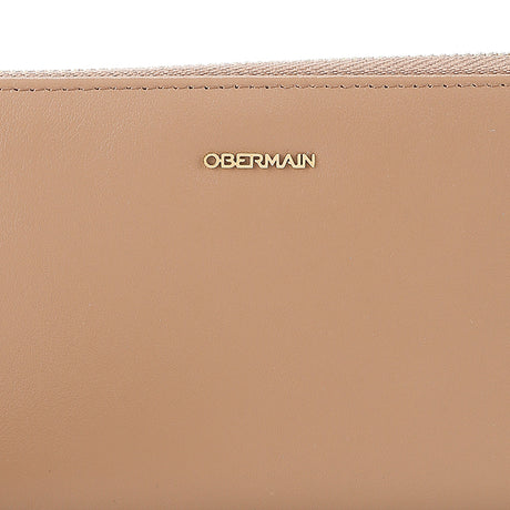 Allie Long Zip Wallet-L In Tan