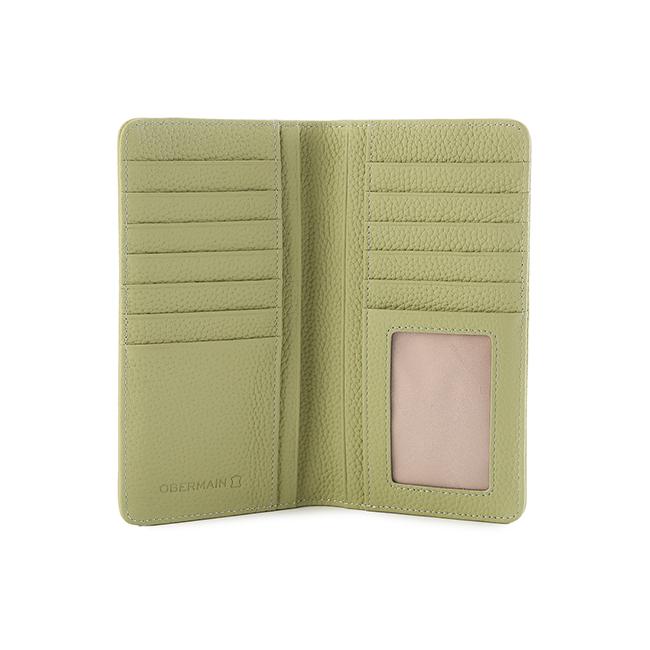 Abby Long Wallet-L In Mint Green