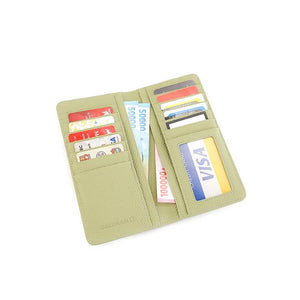 Abby Long Wallet-L In Mint Green