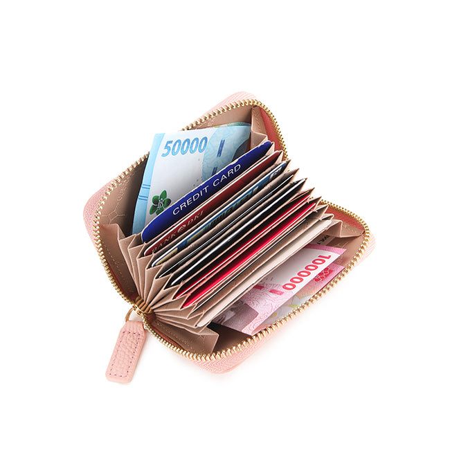 Amber Cardholder-L In Pink