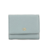 Abby Tri-Fold Wallet-L In Dusty Blue