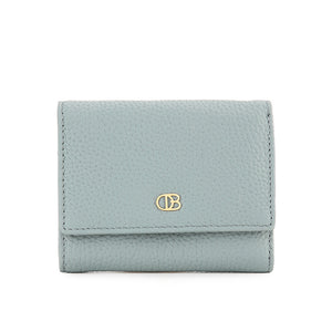 Abby Tri-Fold Wallet-L In Dusty Blue