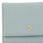 Abby Tri-Fold Wallet-L In Dusty Blue