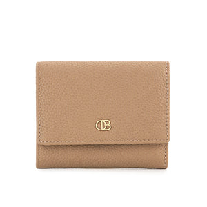 Abby Tri-Fold Wallet-L In Khaki
