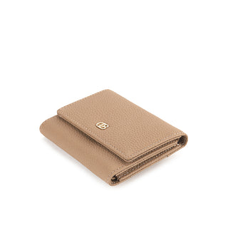 Abby Tri-Fold Wallet-L In Khaki
