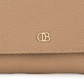 Abby Tri-Fold Wallet-L In Khaki