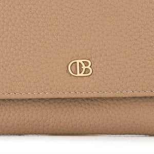 Abby Tri-Fold Wallet-L In Khaki