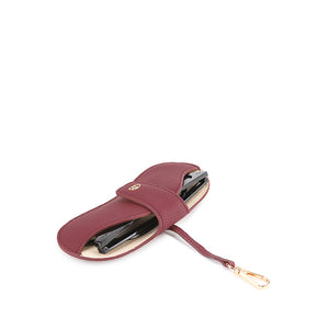 Enya Sunglasses Case-L In Maroon