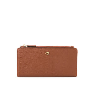 Donna Long Wallet - Rfid In Dark Brown