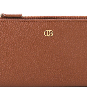 Donna Long Wallet - Rfid In Dark Brown