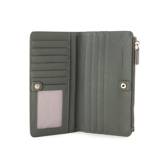 Donna Long Wallet - Rfid In Dark Green