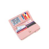 Donna Long Wallet - Rfid In Pink