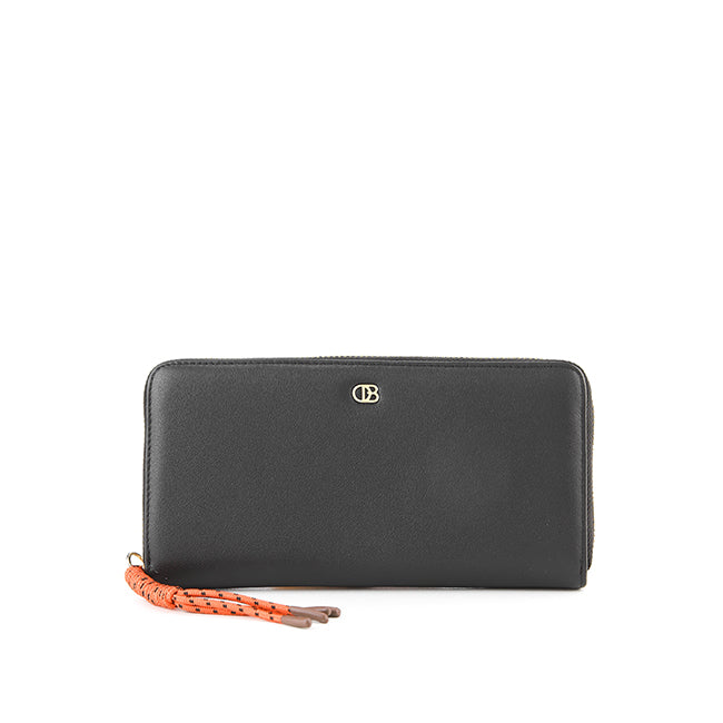 Dolly Long Zip Wallet - Rfid In Black