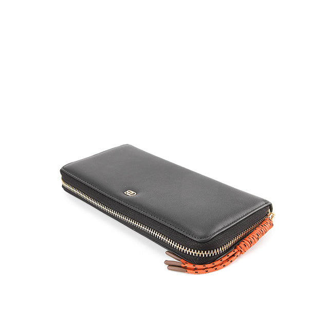 Dolly Long Zip Wallet - Rfid In Black