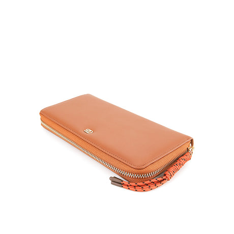Dolly Long Zip Wallet - Rfid In Tan