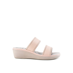 Obermain Sandal Wanita Wedges Mia Febbie In Pink