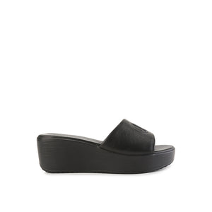 Obermain Sandal Wanita Wedges Maura Paige In Black