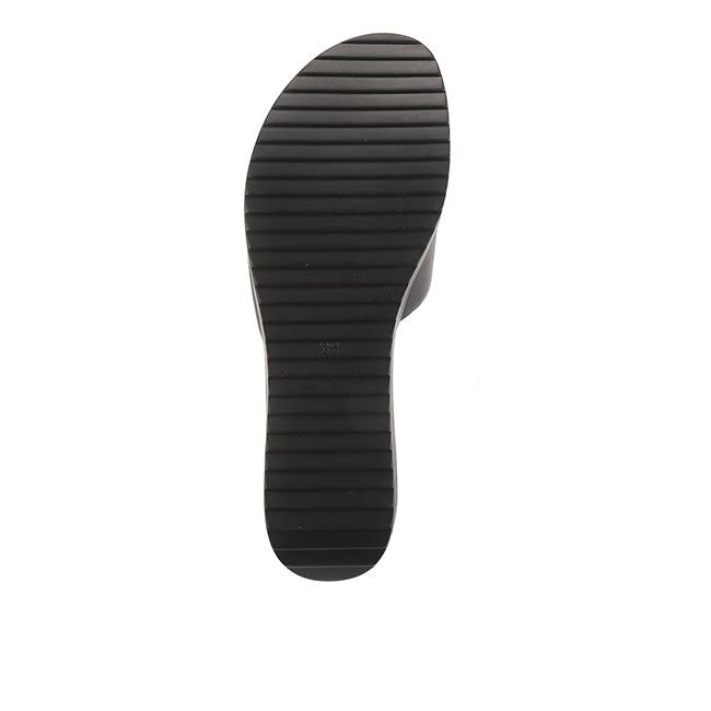 Obermain Sandal Wanita Wedges Maura Paige In Black
