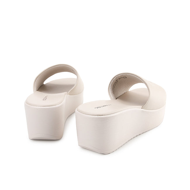 Obermain Sandal Wanita Wedges Maura Paige In Off White