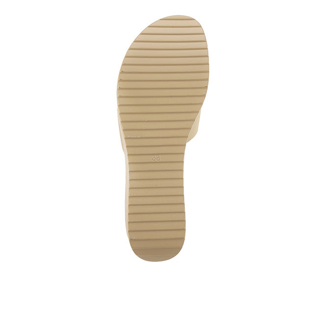 Obermain Sandal Wanita Wedges Maura Paige In Yellow