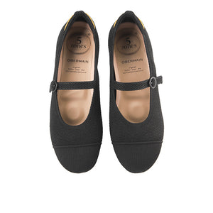 Obermain Sepatu Wanita Flats Harper Jane In Black