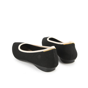 Obermain Sepatu Wanita Flats Halena Nicole In Black