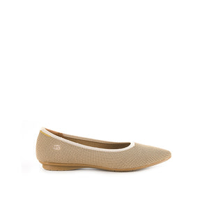 Obermain Sepatu Wanita Flats Halena Nicole In Light Brown