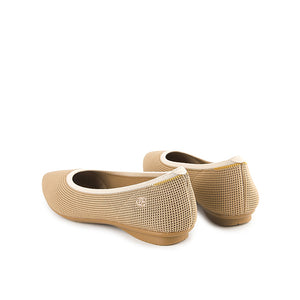 Obermain Sepatu Wanita Flats Halena Nicole In Light Brown