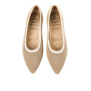 Obermain Sepatu Wanita Flats Halena Nicole In Light Brown