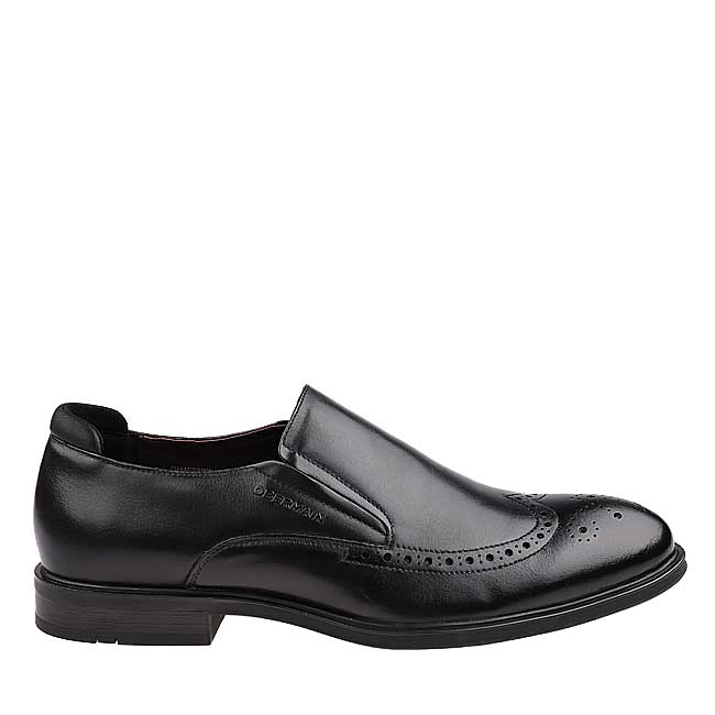 Obermain Sepatu Slip On Pria Alex Kingsley - Slip On In Black