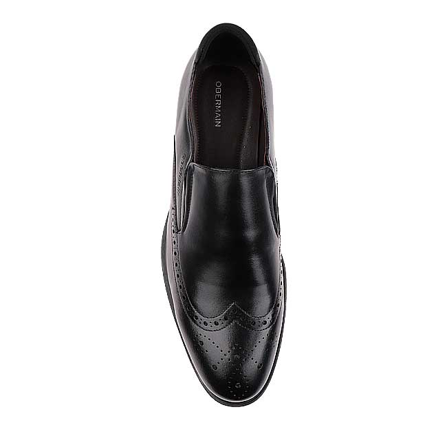 Obermain Sepatu Slip On Pria Alex Kingsley - Slip On In Black