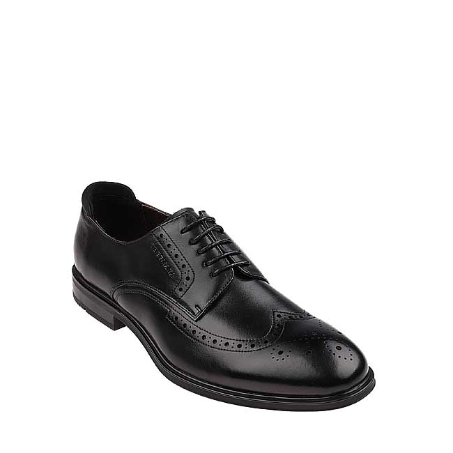 Obermain Sepatu Lace Up Pria Alex Kingsley - Lace Up In Black