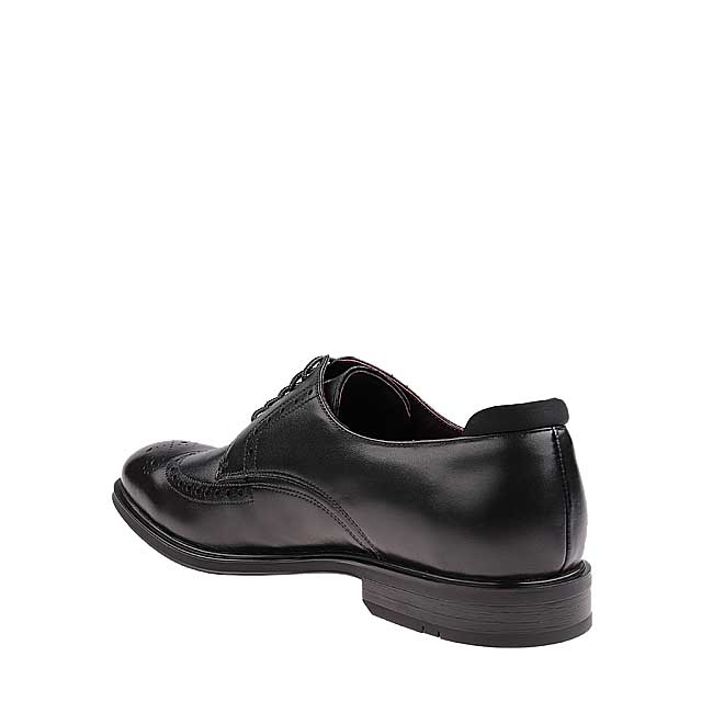 Obermain Sepatu Lace Up Pria Alex Kingsley - Lace Up In Black