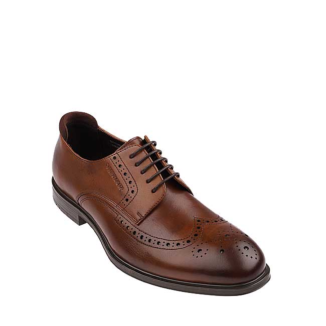 Obermain Sepatu Lace Up Pria Alex Kingsley - Lace Up In Brown