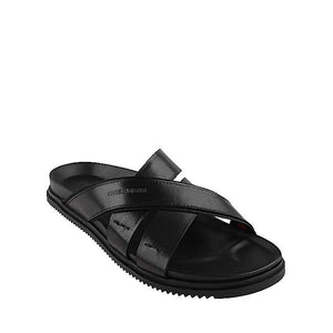 Obermain Sandal Cross Strap Pria Galven Perets - Cross In Black