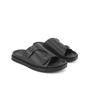 Obermain Sandal Pria Slip On Eagan Bert In Black