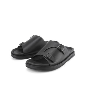Obermain Sandal Pria Slip On Eagan Bert In Black