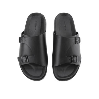 Eagan Bert Slide in Pull-Up Leather