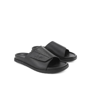 Obermain Sandal Pria Slip On Elgan Ramon In Black