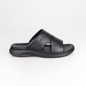 Obermain Sandal Pria Slip On Jacob Milan In Black