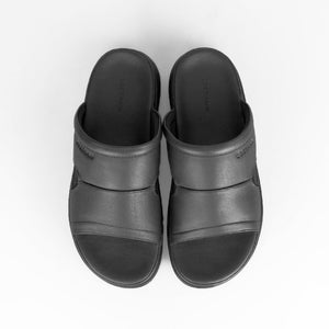 Obermain Sandal Pria Slip On Jacob Milan In Black
