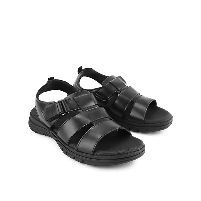 Obermain Sandal Pria Sling Back Eddy Robert In Black
