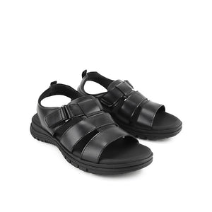 Obermain Sandal Pria Sling Back Eddy Robert In Black